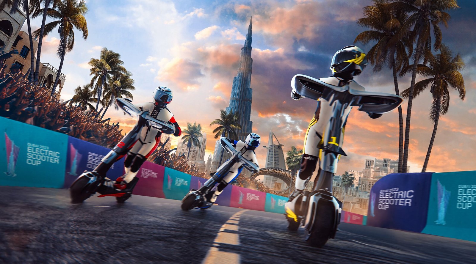 دبي تستضيف أوّل كأس لسباقات السكوتر الكهربائية