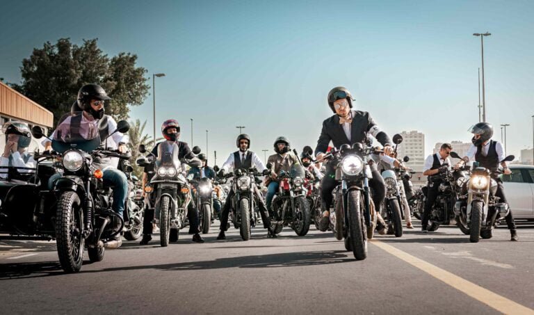 روكسي سينما سيتي ووك تستضيف موكباً استعراضياً مميزاً للدراجات النارية