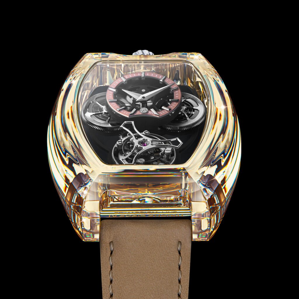 ساعة ArtyA Moissanite Curvy Tourbillon الفاخرة