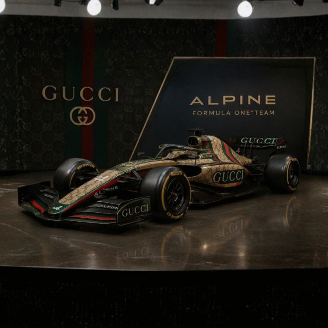 ألباين F1 وغوتشي