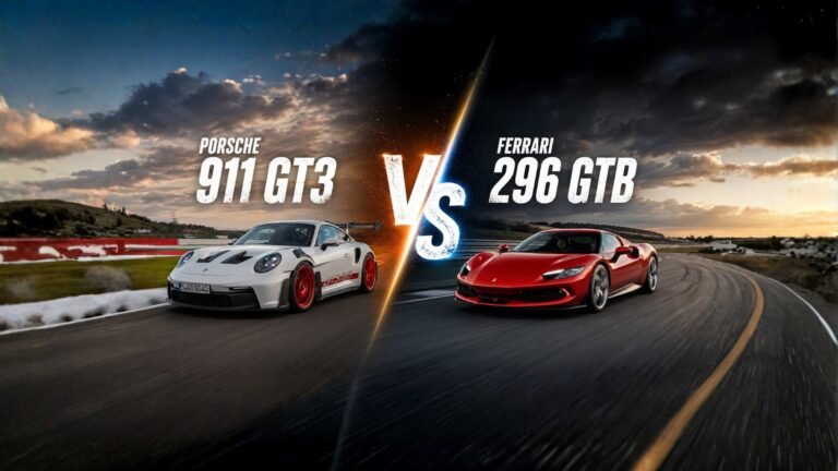 بورشه 911 GT3 ضد فيراري 296 GTB